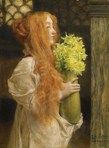 Spring Flowers by Lawrence Alma Tadema [1836–1912]